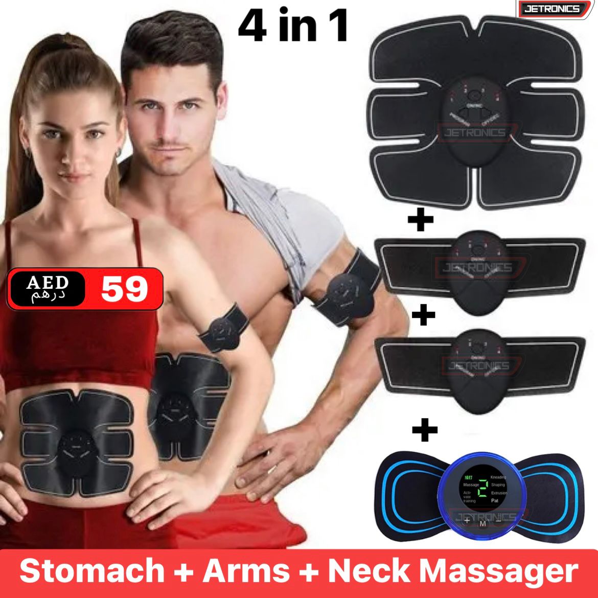 4 in 1 Ems Six Pack & Cervical Massager