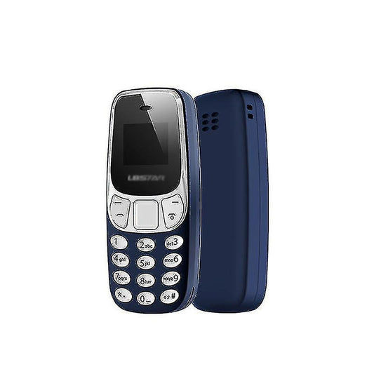 Mini Mobile Phone, Bm10 Dual Sim, Smallest Phone - Dark Blue-ZZY