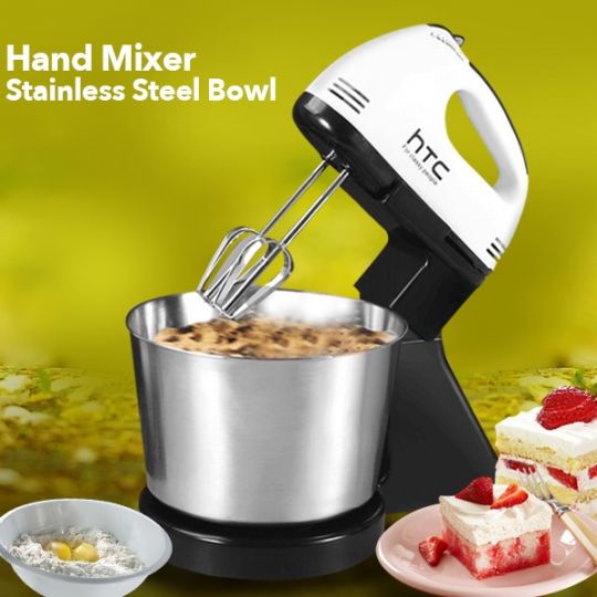 HTC Hand Mixer / Steel Bowl