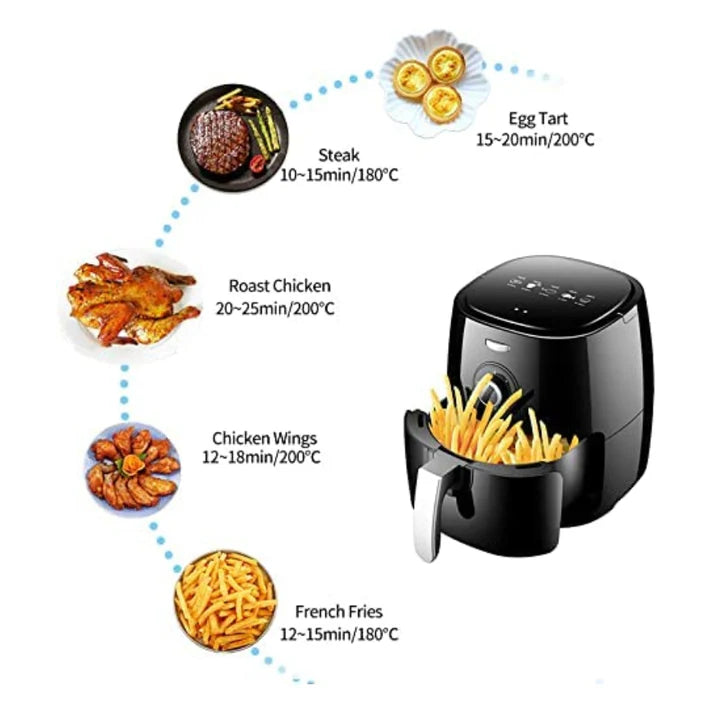 Household Deep Air Fryer | Digital Touchscreen