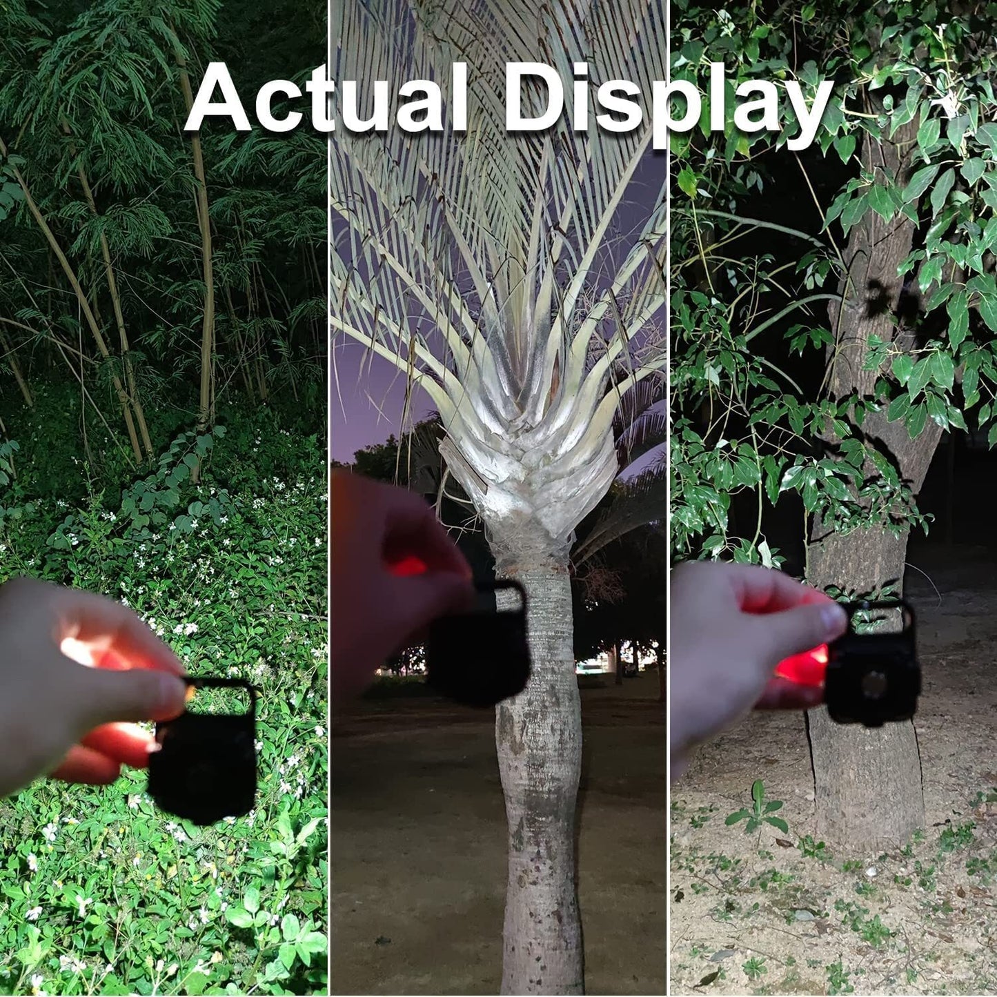 4 pcs Mini Flashlight, 800Lumens COB Bright Rechargeable Keychain Flashlights