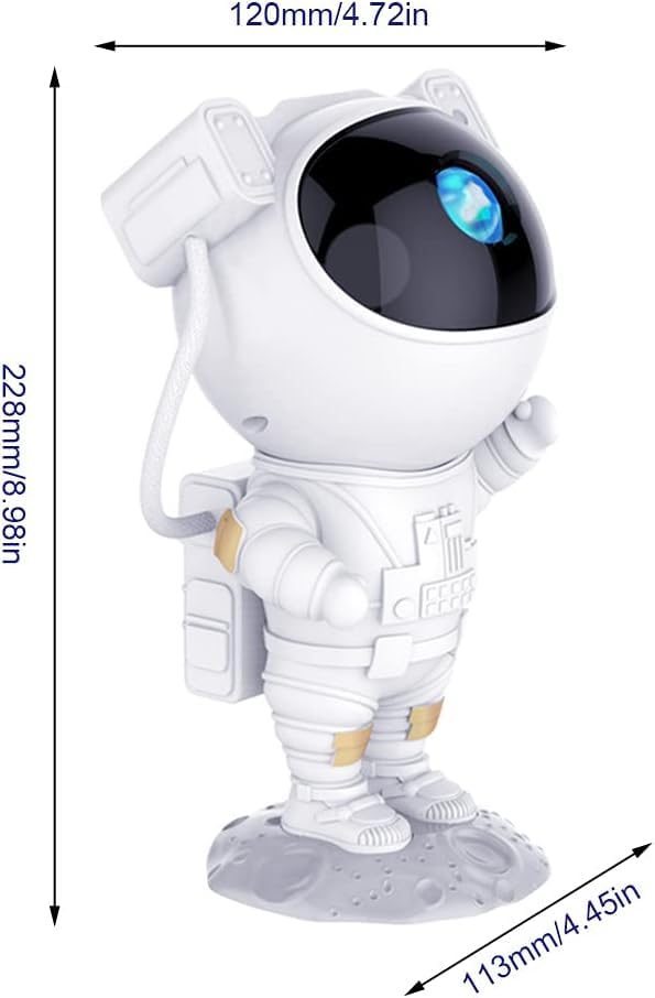 PGT-STORE Galaxy Star Projector, Astronaut Star Projection Lamp, LED Night Light with Remote Control