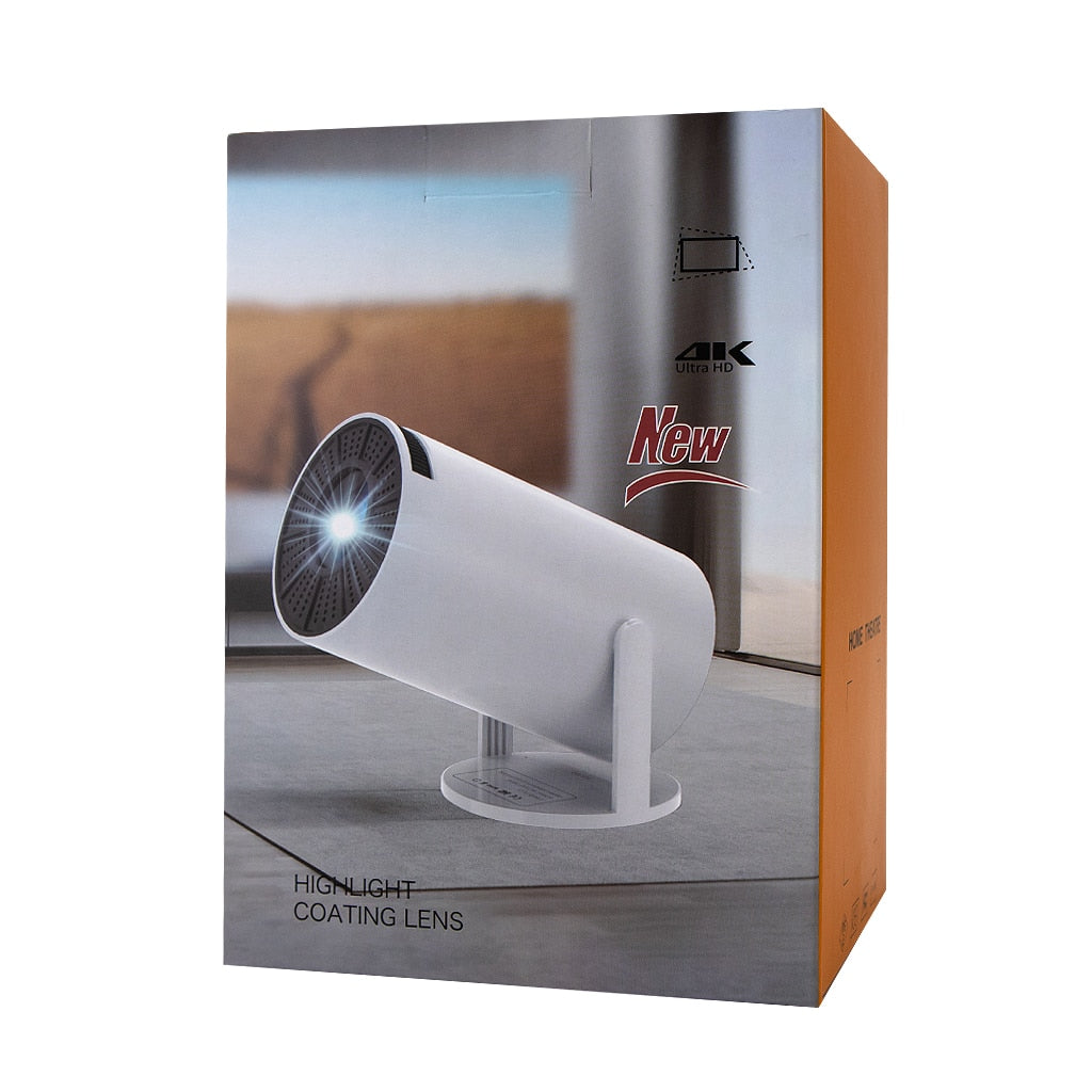 Multimedia Portable Projector 4k Ultra HD With Highlight Coating Lens