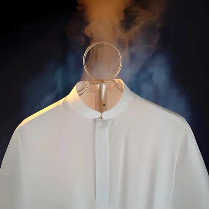 Clothes Incense Burner Stand - 175cm long bakhoor burner stand hanger with cloth hooks and holes for steaming clothes (White)