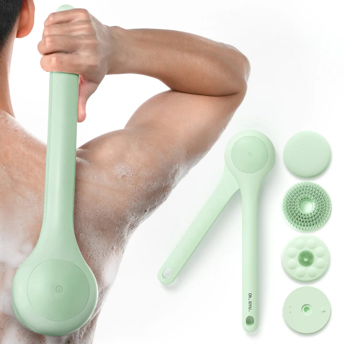 Bodylush | Electric Body Brush Pale Cypress Green