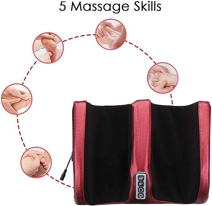 6-in-1 Electric Foot Massager with Heat
