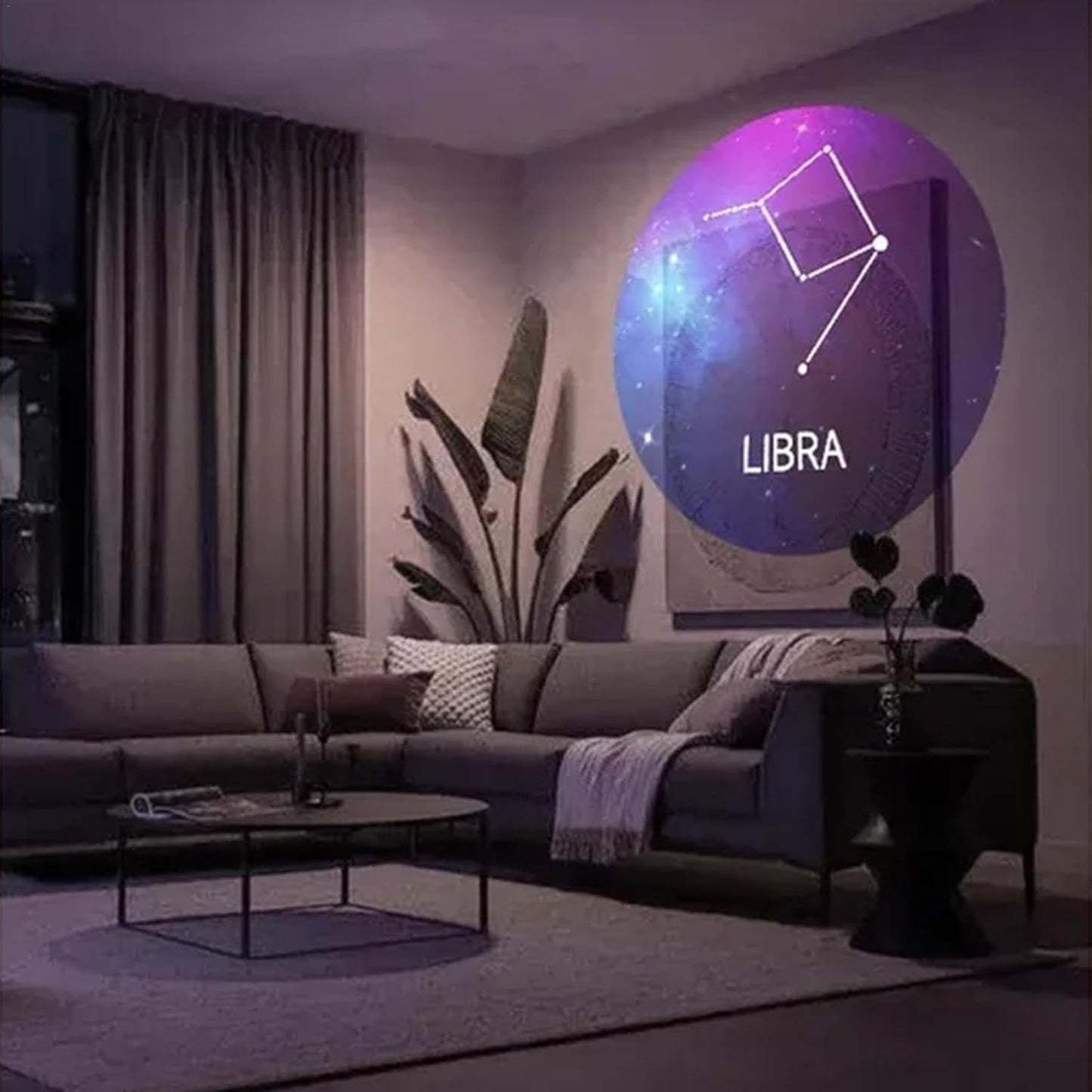 Starry S_ky Projection Pamp, Star Light Projector for Bedroom, Adjustable Ceiling Stars Light Projector, Earth Moon Constellation Series Atmosphere Lamp with 15 Projection Effects, USB Charging