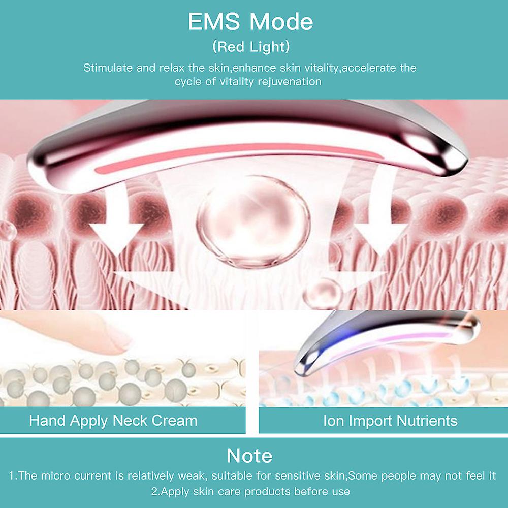 Neck Face Beauty Facial Massage Device Led Photon Therapy Anti Wrinkle Reduce Double Chin Skin Tighten Facial Lifting Machine