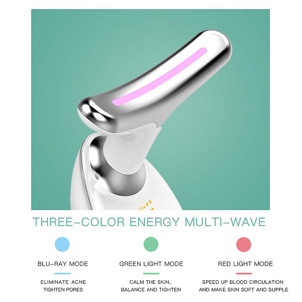 Neck Face Beauty Facial Massage Device Led Photon Therapy Anti Wrinkle Reduce Double Chin Skin Tighten Facial Lifting Machine
