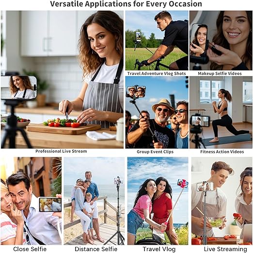 Phone Vlog Selfie Monitor Screen, Magnetic Phone Holder Clip Mount,4.02 inch HD Screen Rear Camera Monitor Using Phone Rear Camera for Selfie Vlog Live Stream TikTok, Compatible with iPhone