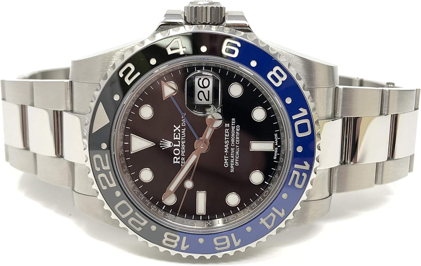 Rolex GMT Master II 116710BLNR Black Dial Stainless Steel Mens Watch