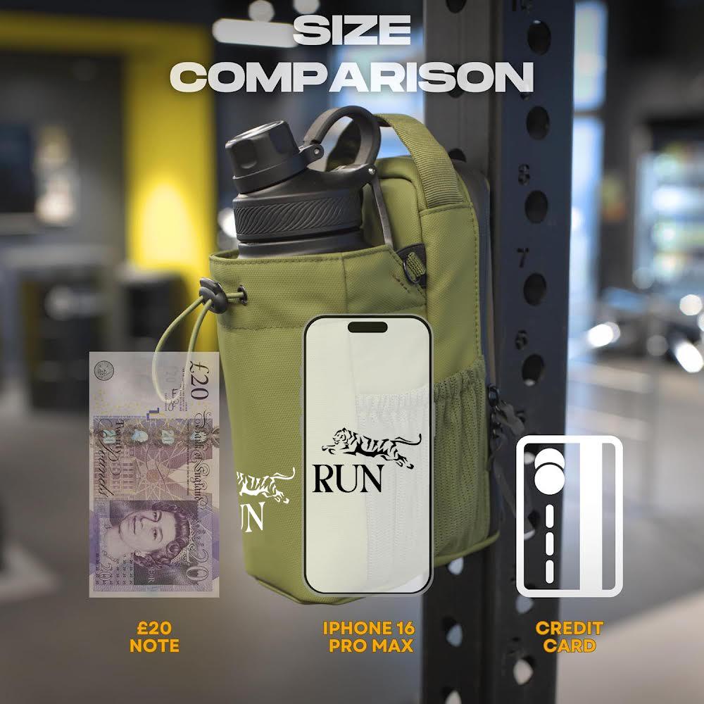 Magnetic Gym Bag with Water Bottle Holder