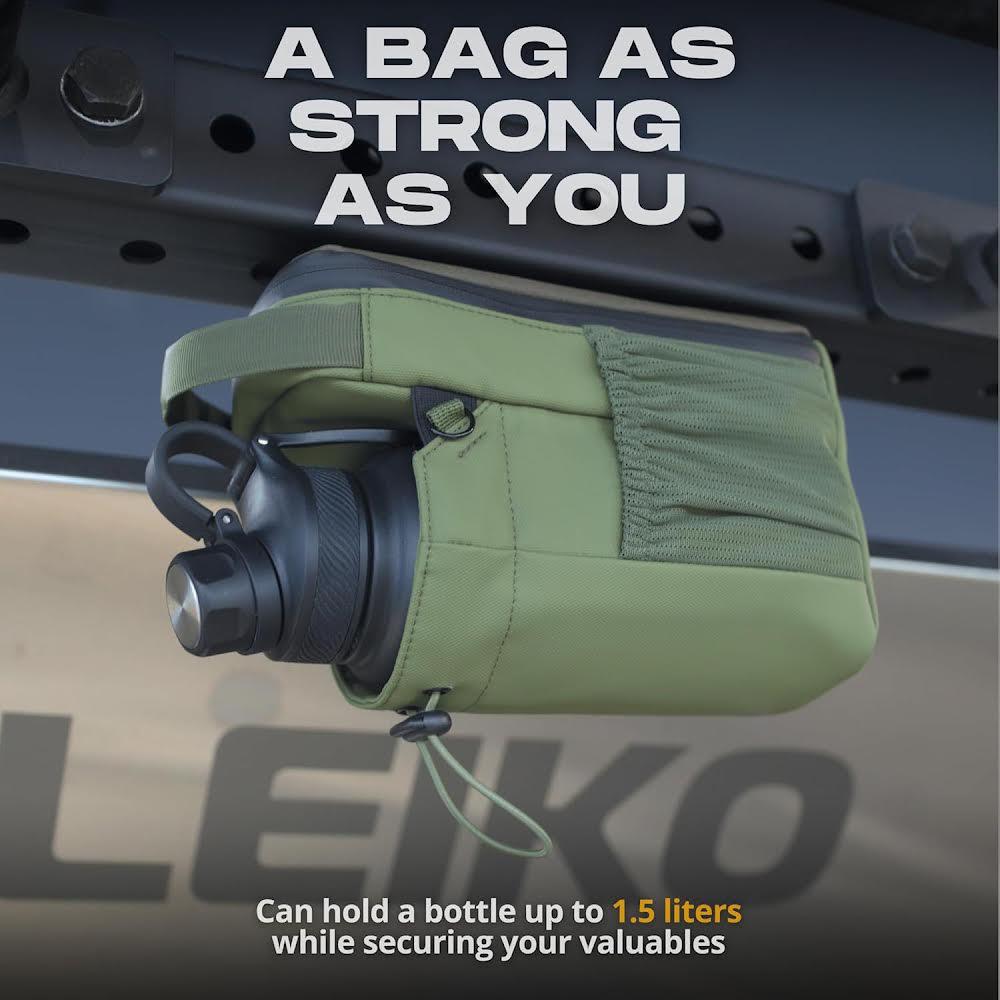 Magnetic Gym Bag with Water Bottle Holder
