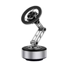 360° Rotatable Magnetic Car Phone Holder Vacuum Suction Cup Windshield Dashboard Foldable GPS Mount Compatible with All Smartphones