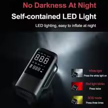 6 in1 dispositivo di avviamento e aspirapolvere per auto compressore d'aria portatile pompa di gonfiaggio Power Bank Boost Start Device con aspirazione e soffiaggio