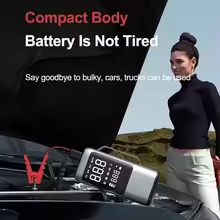 6 in1 dispositivo di avviamento e aspirapolvere per auto compressore d'aria portatile pompa di gonfiaggio Power Bank Boost Start Device con aspirazione e soffiaggio