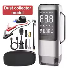 6 in1 dispositivo di avviamento e aspirapolvere per auto compressore d'aria portatile pompa di gonfiaggio Power Bank Boost Start Device con aspirazione e soffiaggio