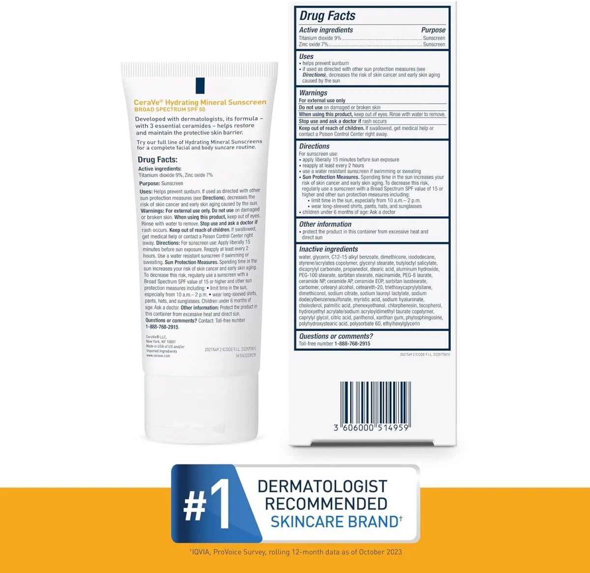 واقي الشمس المعدني المرطب من CERAVE