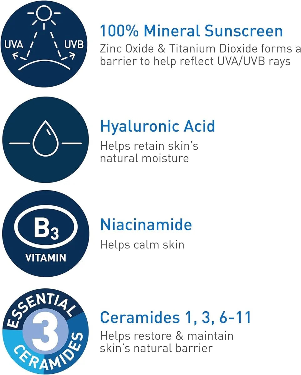 واقي الشمس المعدني المرطب من CERAVE