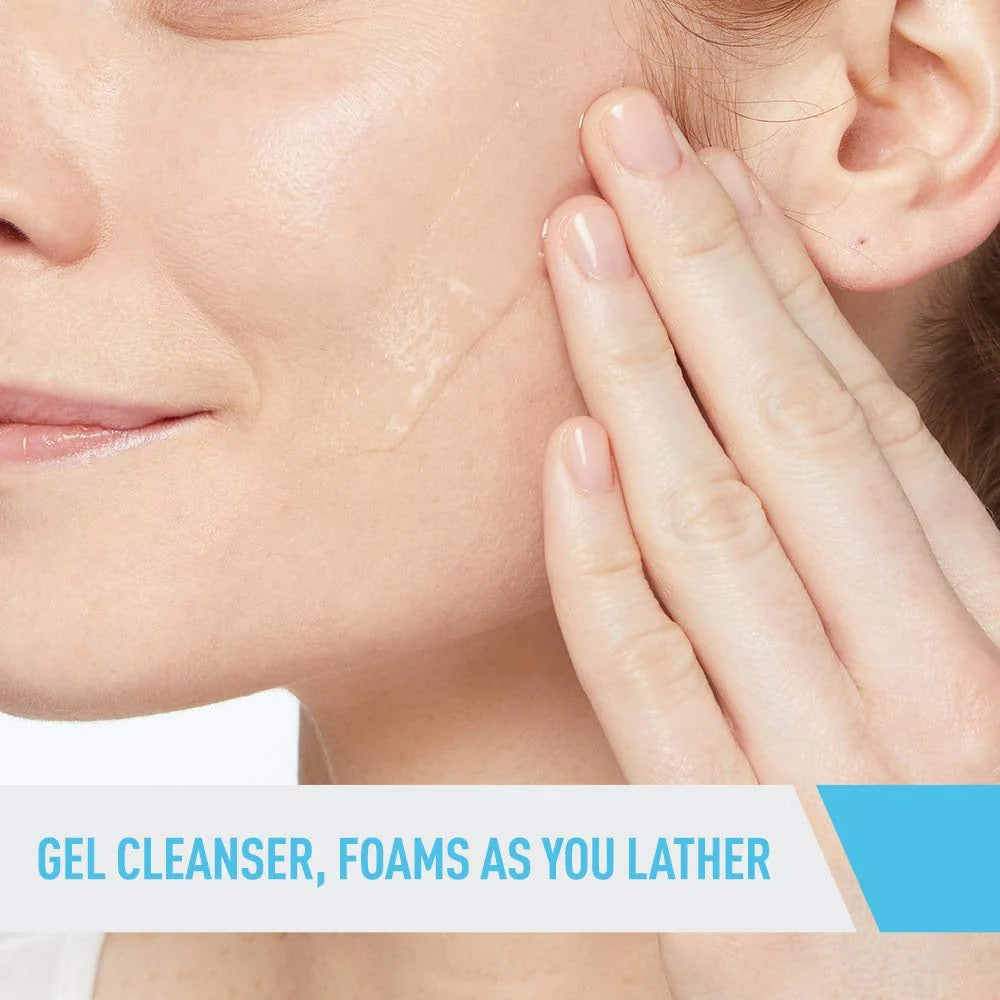 منظف سيراف رينيوينج إس إيه للبشرة العادية مع السيراميد وحمض الساليسيليك، 237 مل