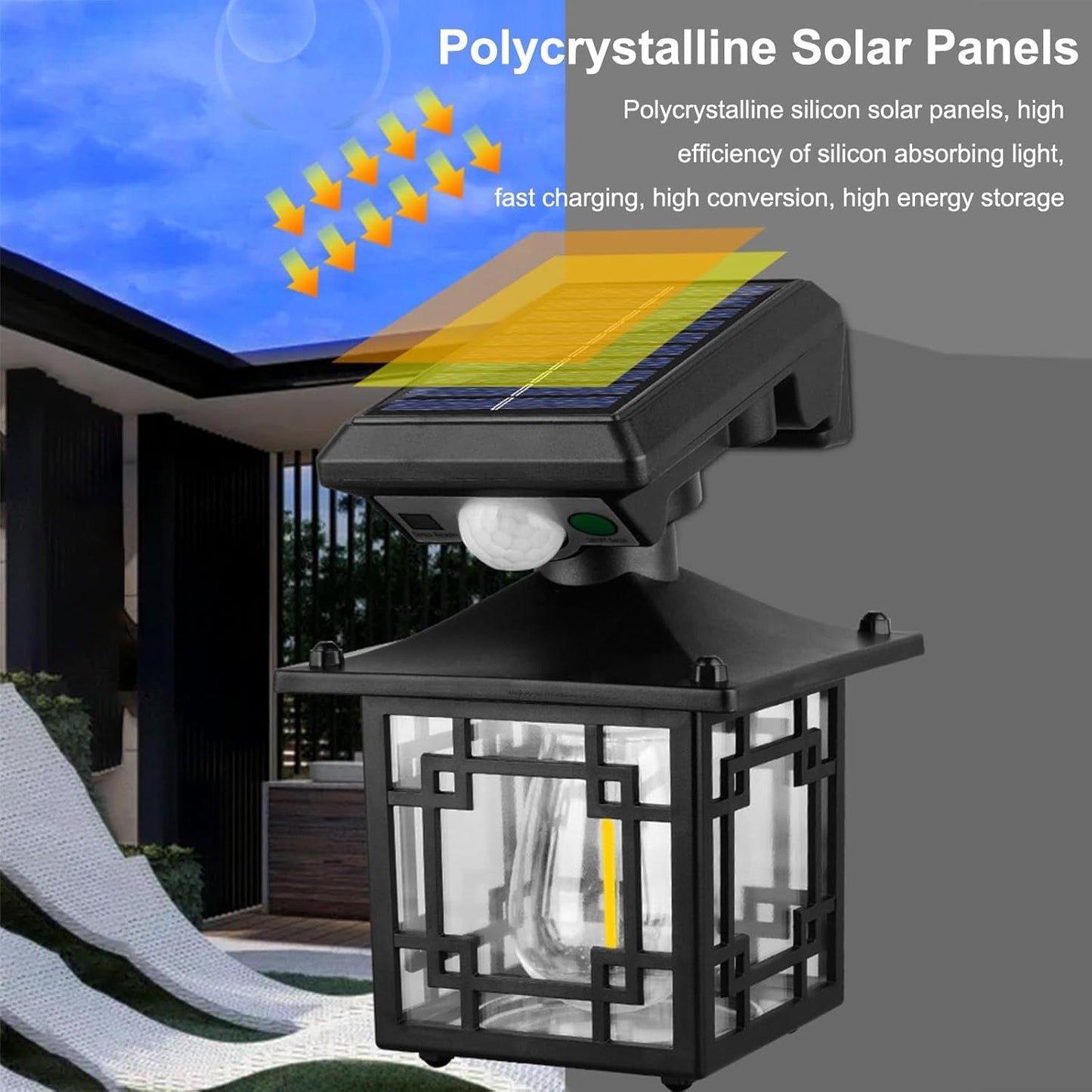 Outdoor Solar Wall Light