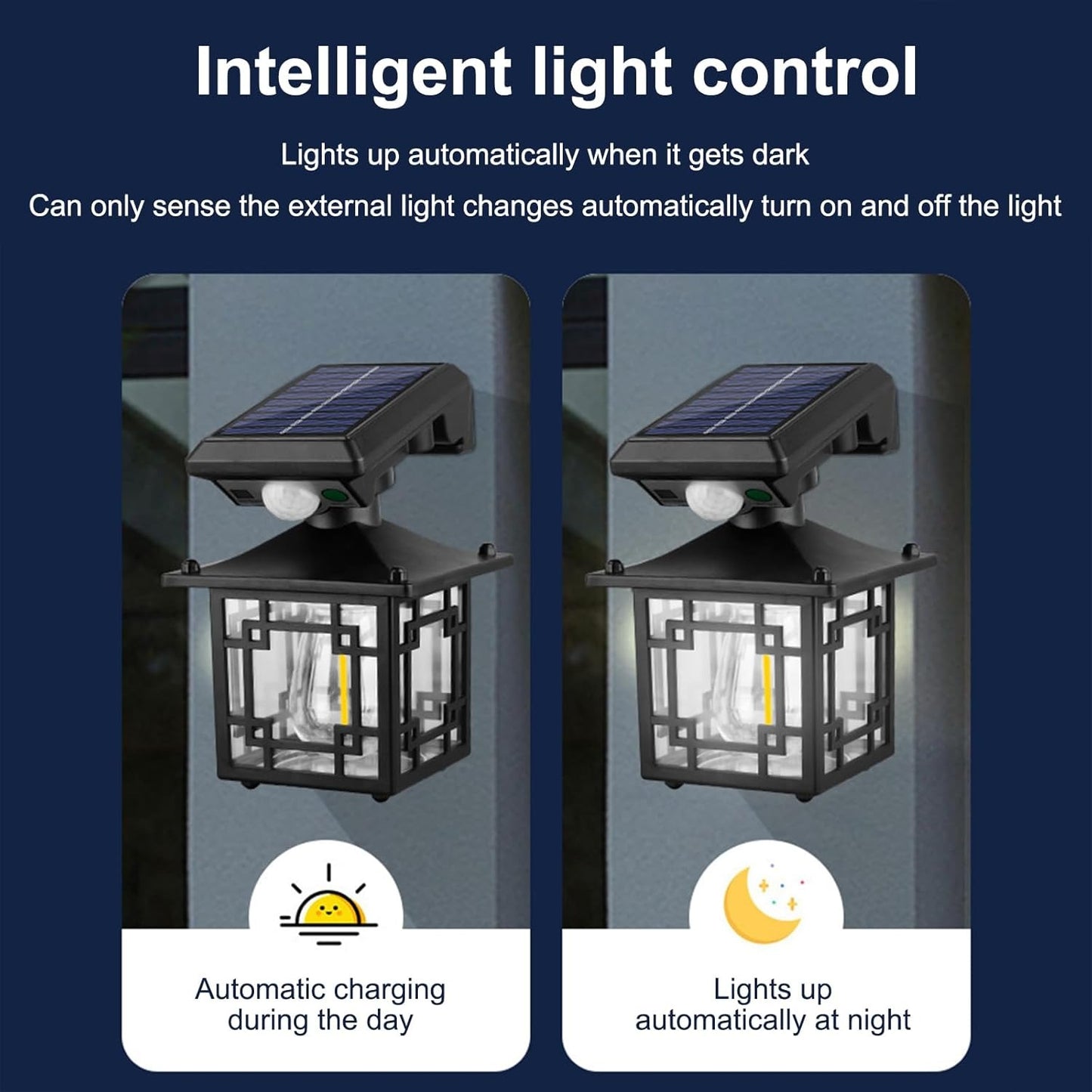 Outdoor Solar Wall Light