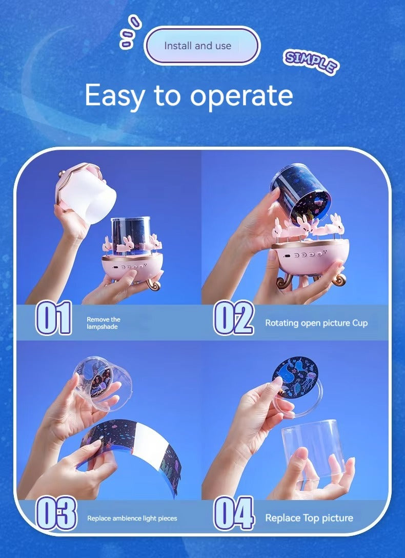 Magical LED Night Light Projector Lamp