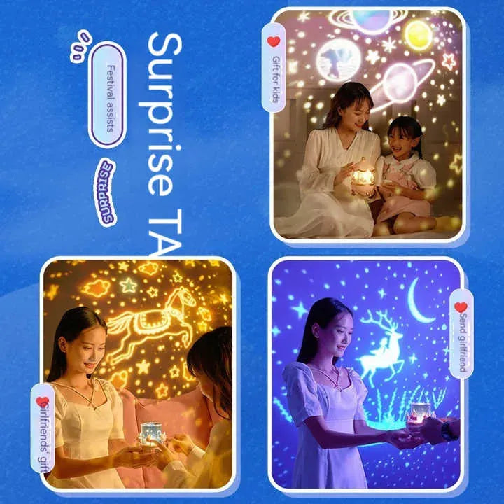 Magical LED Night Light Projector Lamp