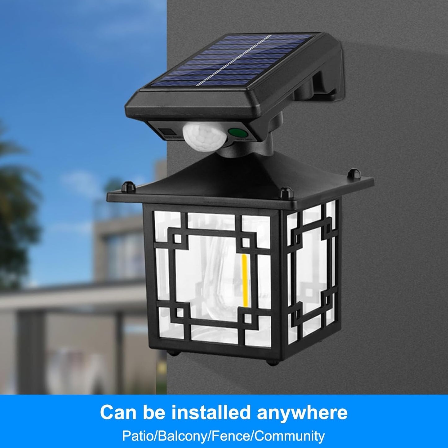Outdoor Solar Wall Light