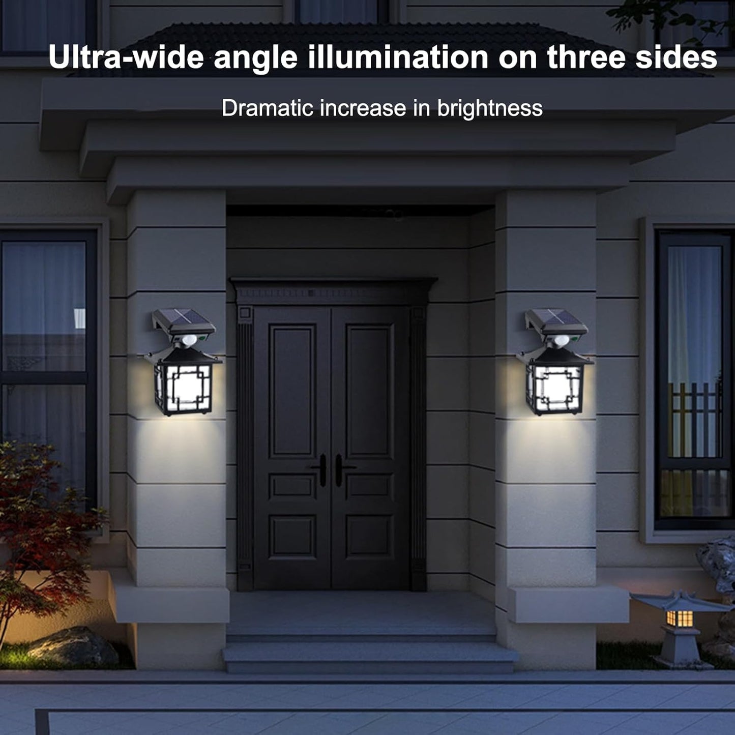 Outdoor Solar Wall Light