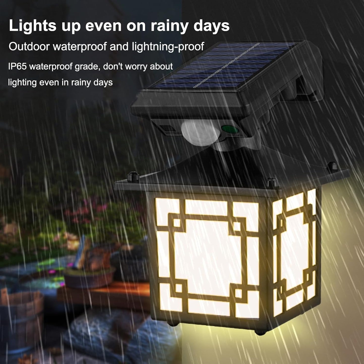 Outdoor Solar Wall Light