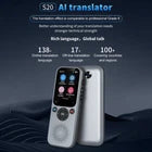 Portable Language Translator Real- Two-Way Translating Device 138 T6N3