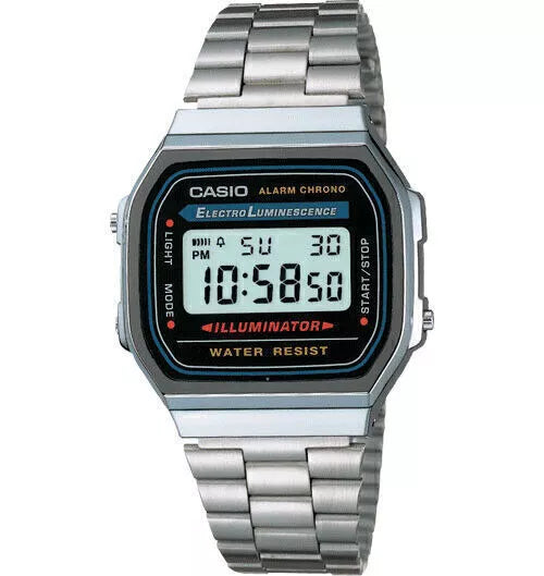 Casio A168WA-1YES Gray Men's Watch