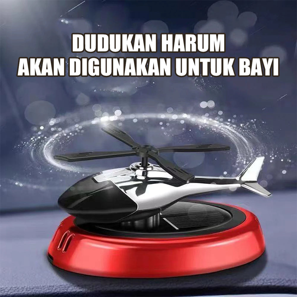 Parfum Mobil Helikopter Tenaga Surya Parfum Mobil Aromaterapi Dashboard Parfum Mobil Diffuser Pengharum Ruangan