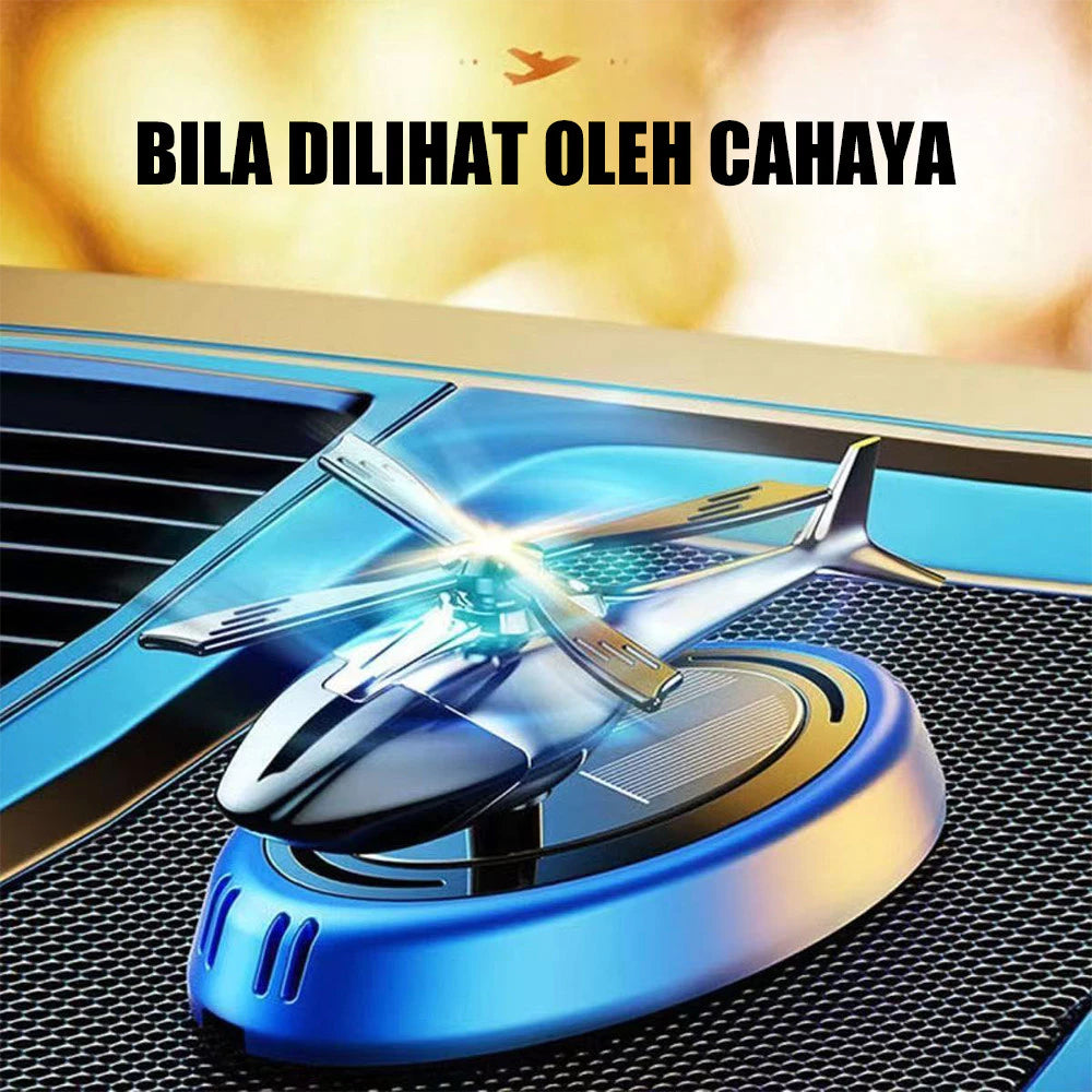 Parfum Mobil Helikopter Tenaga Surya Parfum Mobil Aromaterapi Dashboard Parfum Mobil Diffuser Pengharum Ruangan