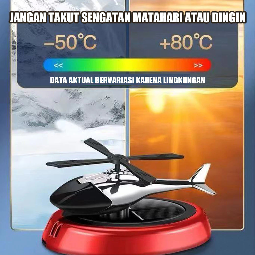 Parfum Mobil Helikopter Tenaga Surya Parfum Mobil Aromaterapi Dashboard Parfum Mobil Diffuser Pengharum Ruangan