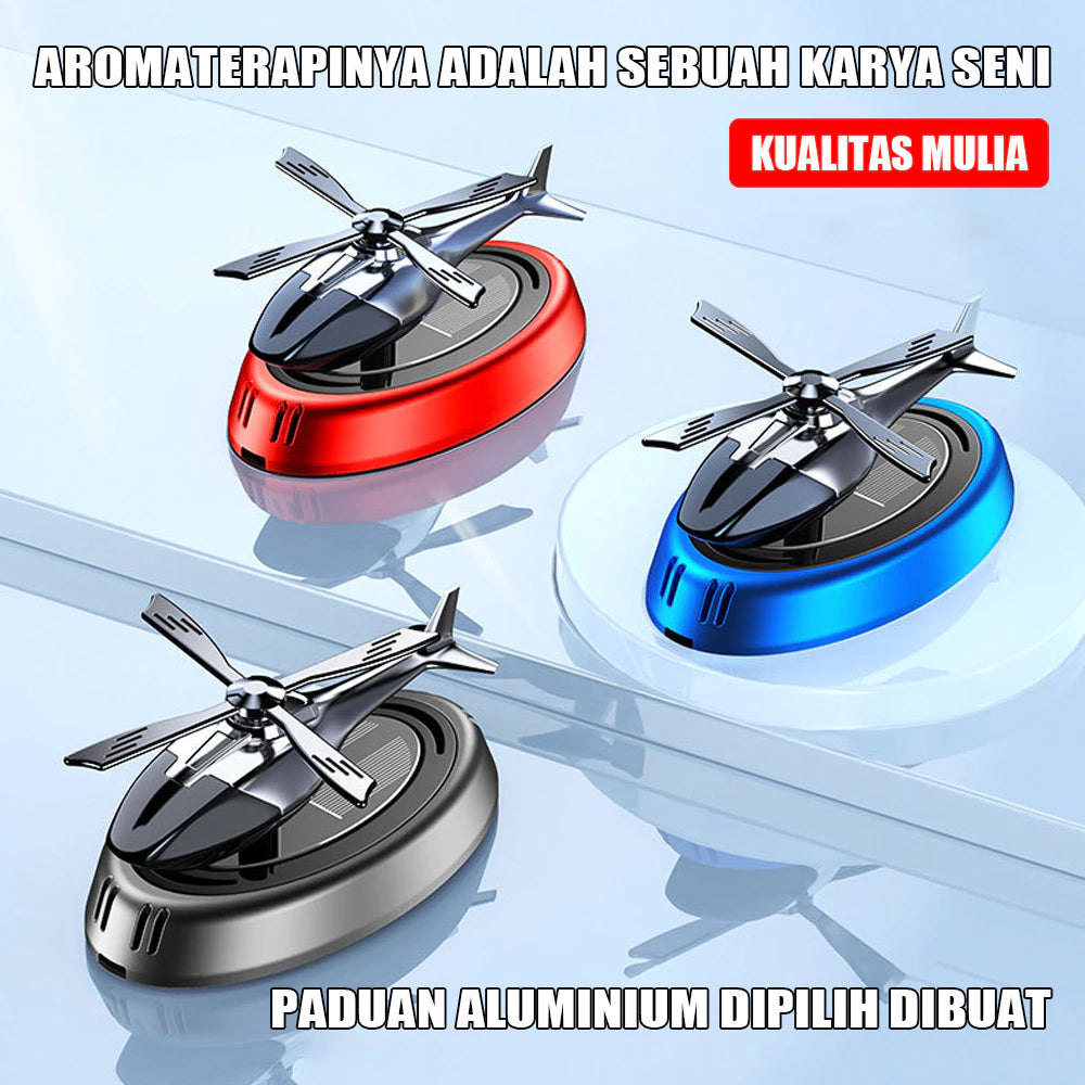 Parfum Mobil Helikopter Tenaga Surya Parfum Mobil Aromaterapi Dashboard Parfum Mobil Diffuser Pengharum Ruangan