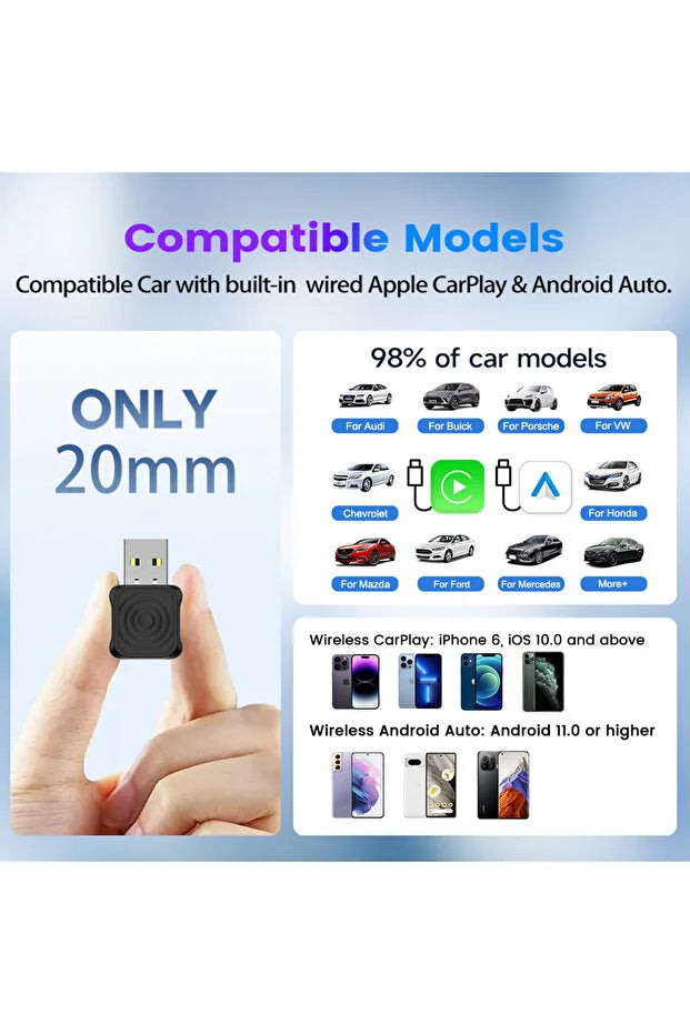 محول Carlinkit Mini Ultra اللاسلكي من CarPlay