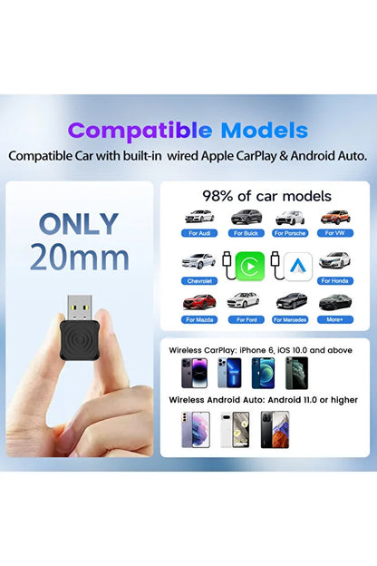 محول Carlinkit Mini Ultra اللاسلكي من CarPlay