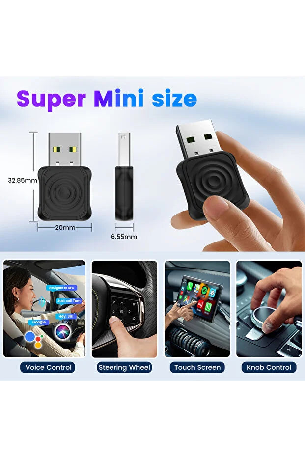 محول Carlinkit Mini Ultra اللاسلكي من CarPlay