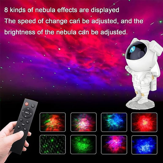 PGT-STORE Galaxy Star Projector, Astronaut Star Projection Lamp, LED Night Light with Remote Control