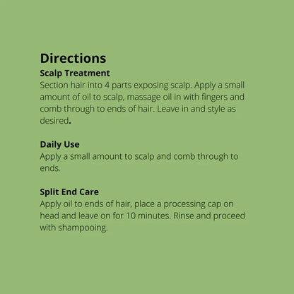 زيت نمو الشعر 