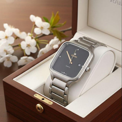 Raado Classic Square Luxury Watch – Gold Edition