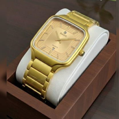 Raado Classic Square Luxury Watch – Gold Edition