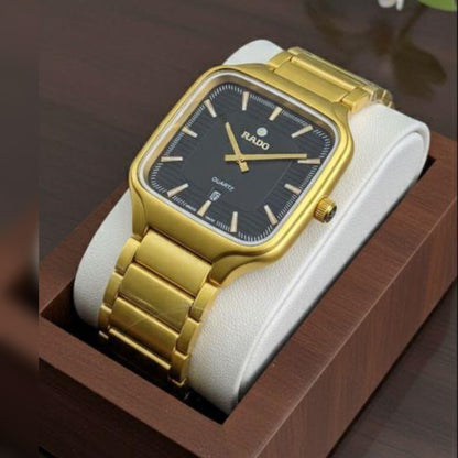 Raado Classic Square Luxury Watch – Gold Edition