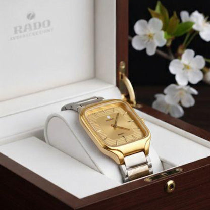 Raado Classic Square Luxury Watch – Gold Edition