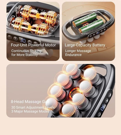 16-Drive 16-Head Massage Gun Set