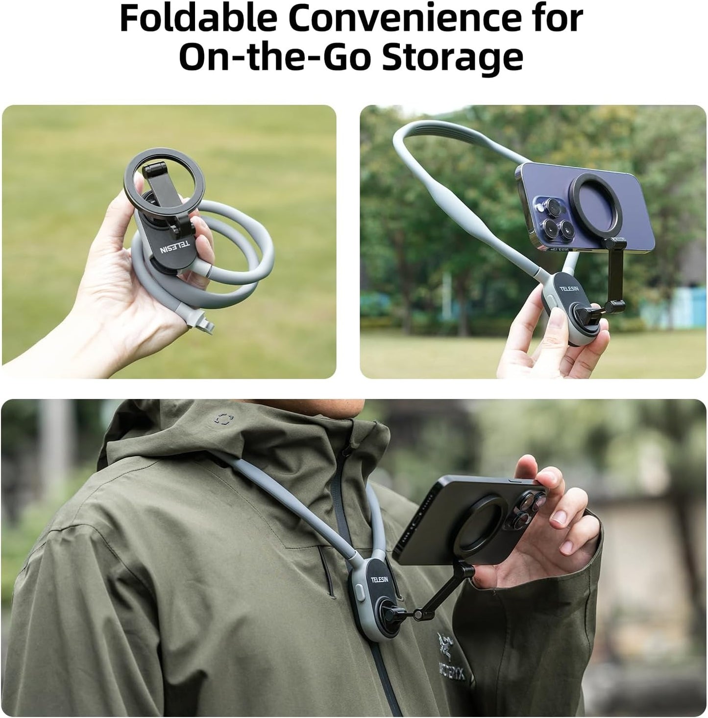 Mobile Phone Magnetic Neck POV Mount