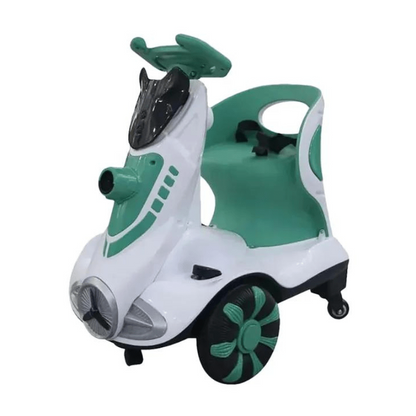 Four-Wheel Lights & Bubbles Electric Scooter