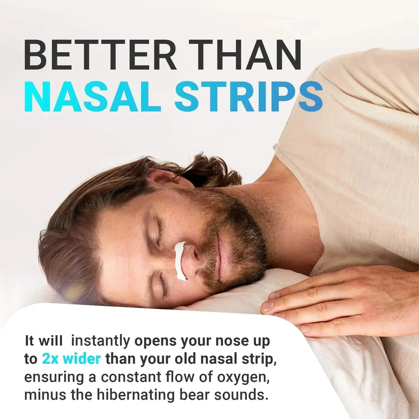 Nasal Breathing Dilator Anti-Snoring Strips Kit